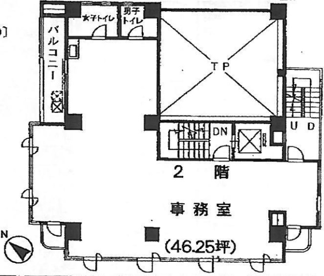 矢嶋ビル2F 間取り図