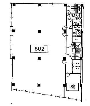 偕楽ビルディング外神田505 間取り図