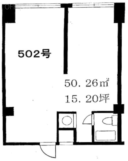 青山ハイツ502 間取り図