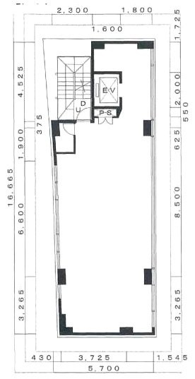 東京第87ビル4F 間取り図