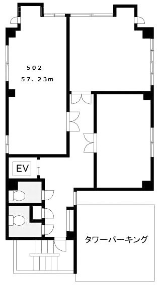 宗久ビル502 間取り図