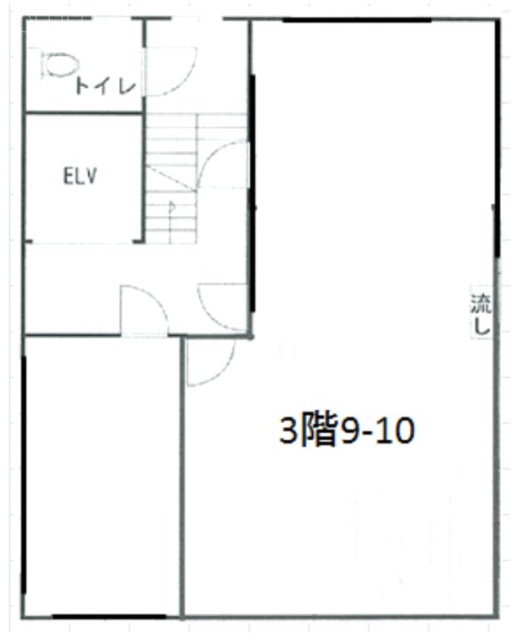 京橋高野ビル3F 間取り図