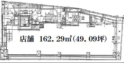 B CITY TOWER AZABU TOKYO1F 間取り図