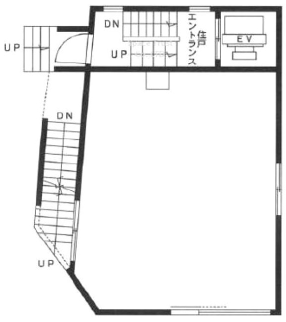 Garden treeビル1F 間取り図