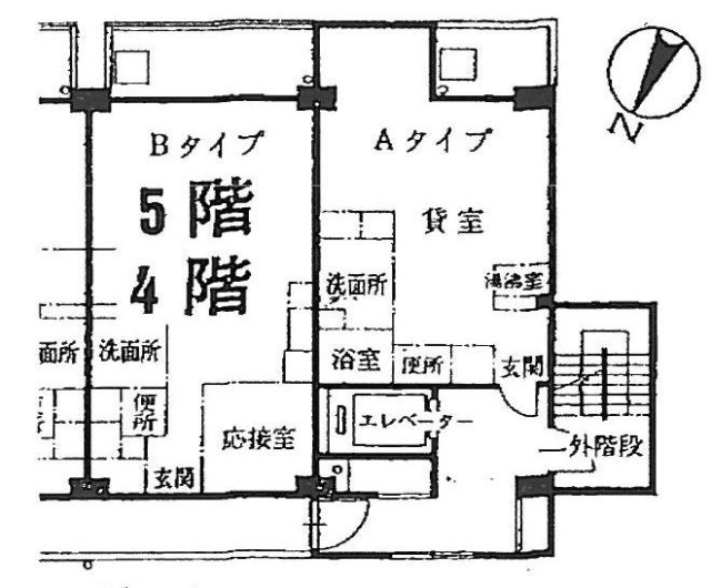 エビス南ビル402 間取り図