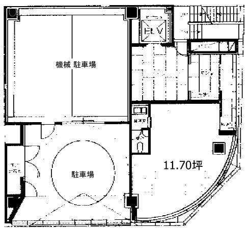 長田屋ビル1F 間取り図