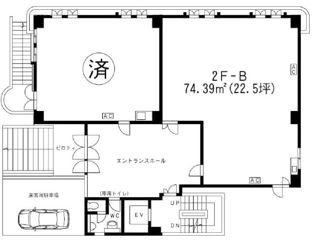 フォーカルビルB 間取り図