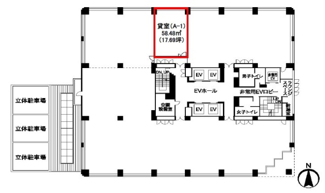 パシフィックマークス横浜イーストA1 間取り図