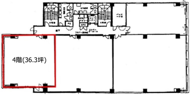 京阪松戸ビル4F 間取り図