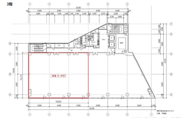 ONEST西五反田スクエア3F 間取り図