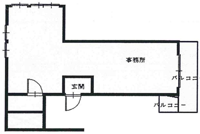 上原ビル4F 間取り図