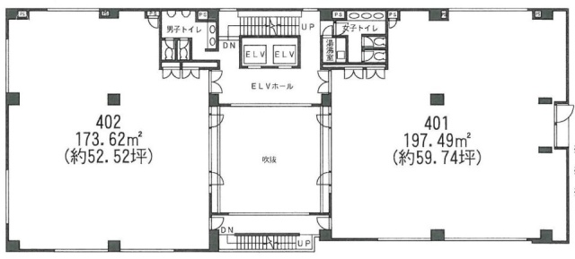 KDX西新宿ビル402 間取り図