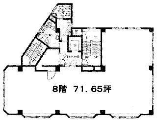 新宿GSビル8F 間取り図