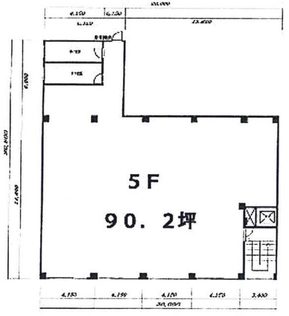 山野井ビル5F 間取り図