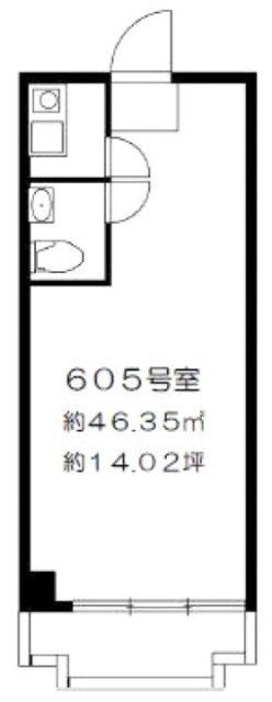 光雲閣605 間取り図