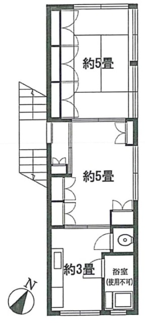 矢ヶ崎ビル2F 間取り図
