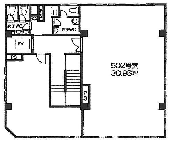 第二東栄ビル502 間取り図