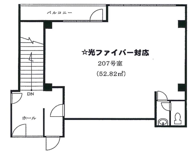 サンハイツ高田馬場2F 間取り図