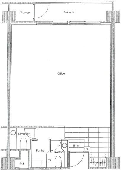 IL CENTRO恵比寿201 間取り図