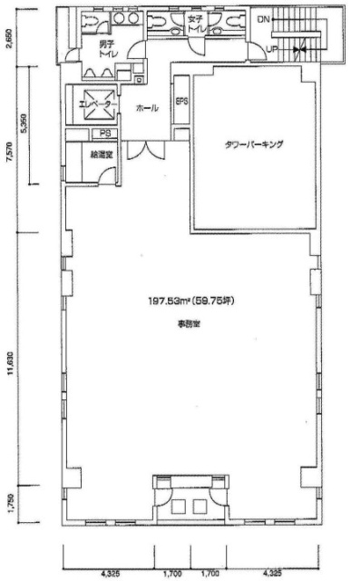 港南YKビル2F 間取り図