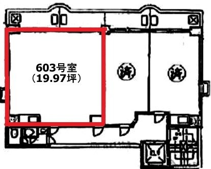 井上ビル10号館603 間取り図