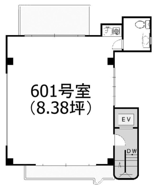 Yー1ビル601 間取り図