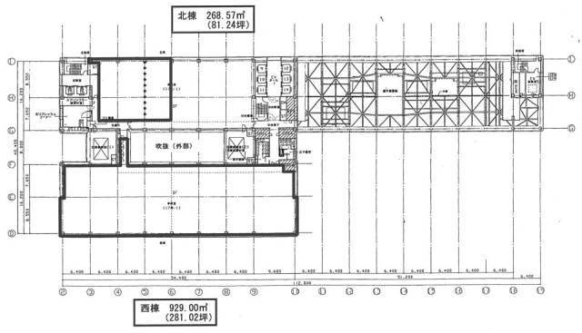 タイム24ビル西 間取り図