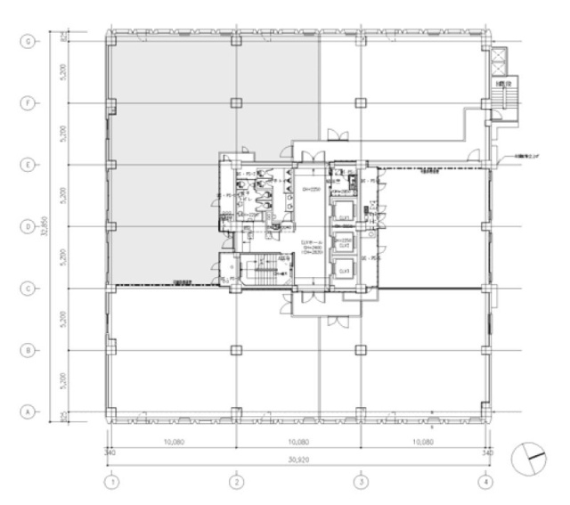 虎ノ門35森ビル7F 間取り図