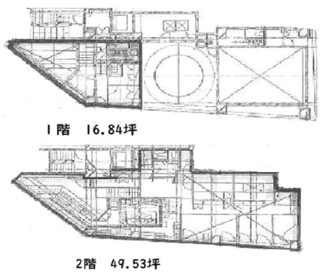 東洋浜町ビル1F～2F 間取り図