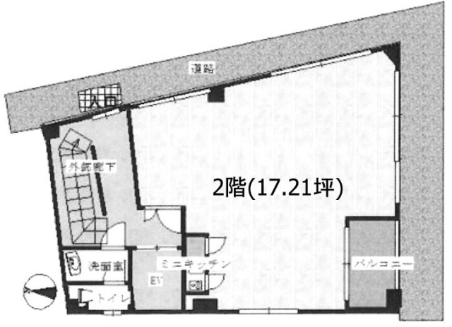 つゆきビル2F 間取り図