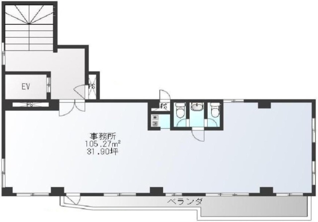 クレスト南大塚ビル5F 間取り図
