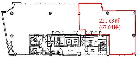 パシフィックマークス川崎11F 間取り図