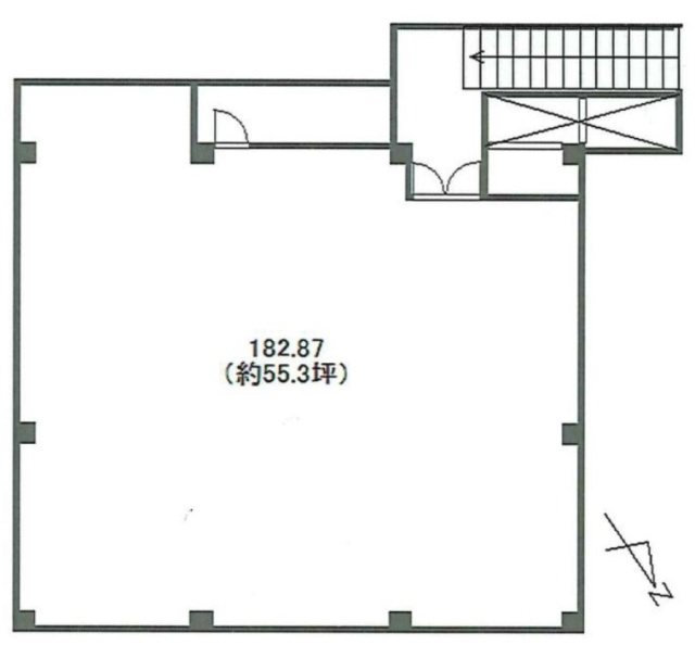 第一北野ビルB1F 間取り図