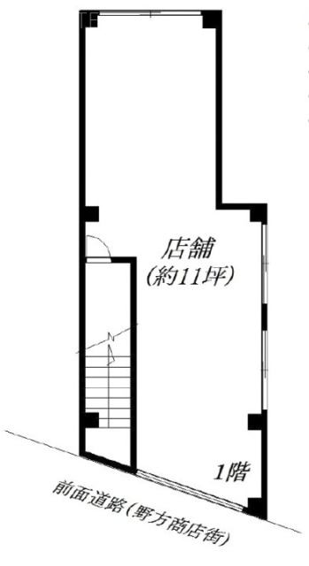 篠崎ビル1F 間取り図