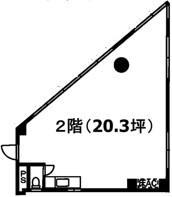 西麻布伊東ビル2F 間取り図