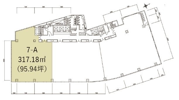 三番町東急ビルA 間取り図