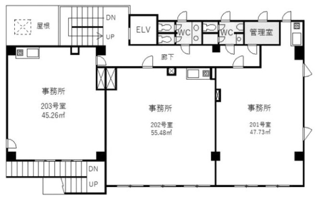 マノワール武蔵野202 間取り図