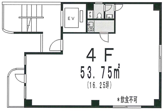 高円寺日光ビル4F 間取り図