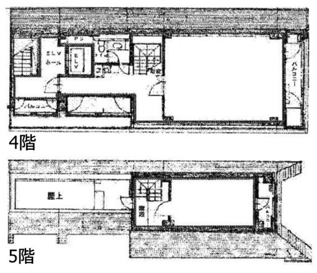 MANA下北沢4F～5F 間取り図