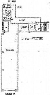 中央銀座ビル2F 間取り図