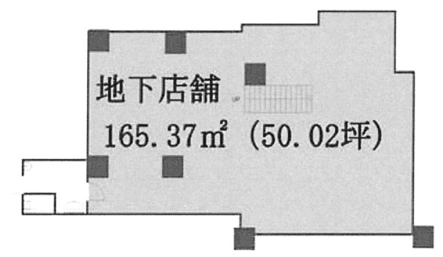 レジデンシャルステージ東新宿ビルB1F 間取り図