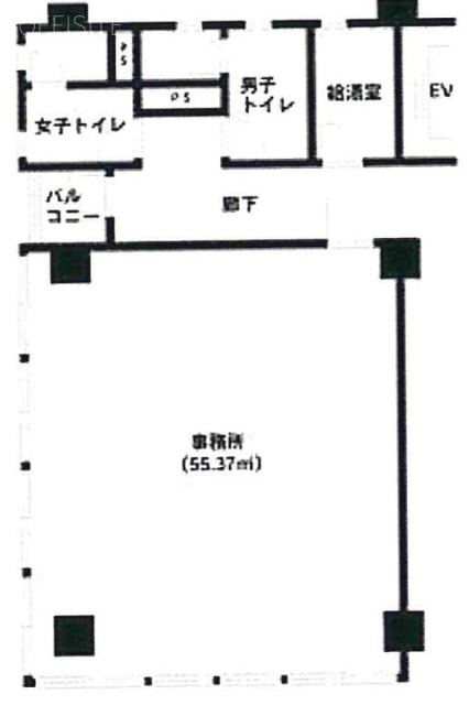 新翁ビルA 間取り図