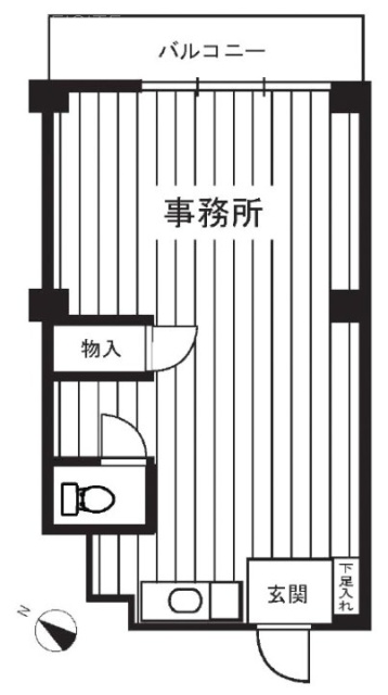 ナカヤビル102 間取り図