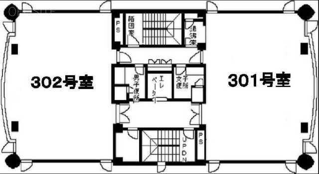丸庄ビル3F 間取り図