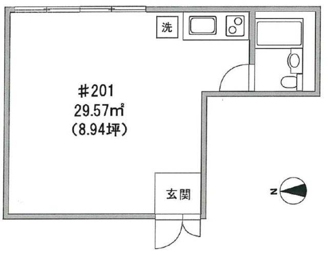 SNS柳橋ビル201 間取り図