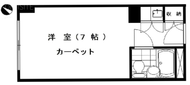 六本木ユニハウス1F 間取り図