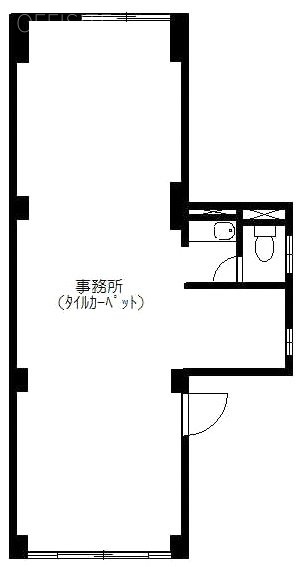 青山ビル2F 間取り図