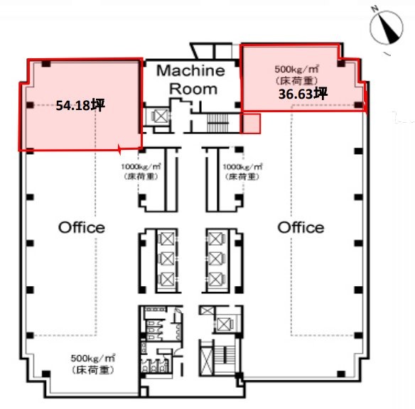 千葉ポートスクエア西 間取り図