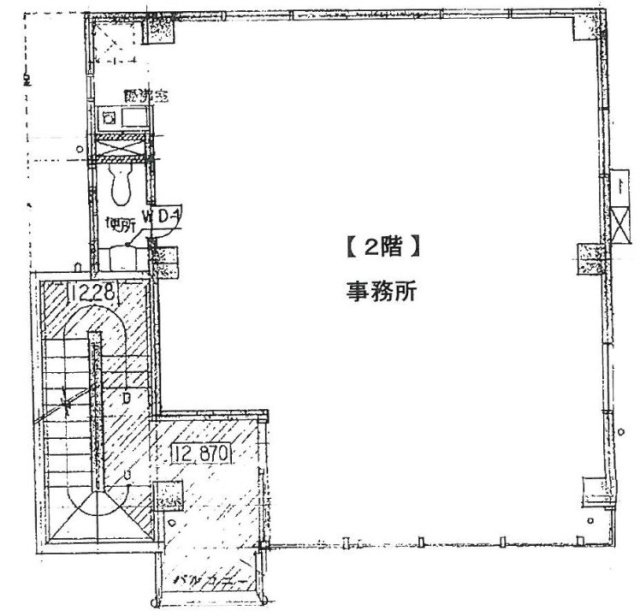 プラザ小高ビル2F 間取り図