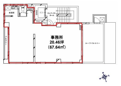 稲垣ビル7F 間取り図